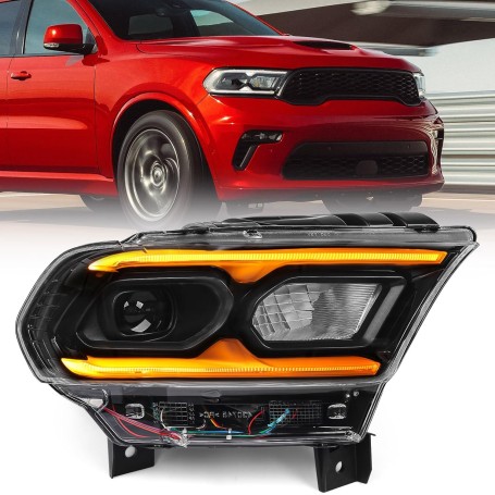 Conjunto De Faros Delanteros Led DODGE DURANGO 2021, 2022