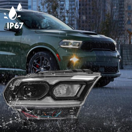 Conjunto De Faros Delanteros Led DODGE DURANGO 2021, 2022